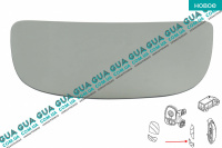 Вкладыш зеркала заднего вида нижний правый без подогрева ( выпуклой )