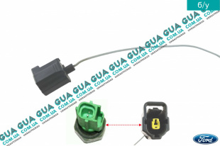 Фишка / разъем / штекер с проводами / колодка давления масла   