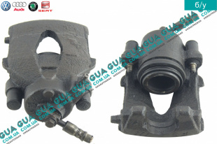 Суппорт передний правый ( краб ) Seat / СЕАТ IBIZA V 2017 - 1.6TDI (1598 куб.см.)