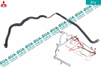 Шланг / патрубок гидроусилителя руля ( трубка низкого давления ГУРа ) Mitsubishi / МИТСУБИСИ GRANDIS 2003-2011 2.4 (2378 куб.см.)