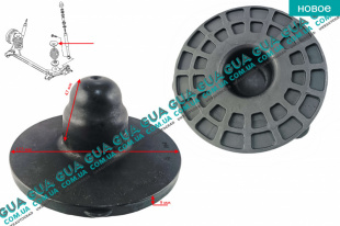 Проставка / тарелка /демпфер / прокладка задней пружины верхняя 1 шт.   