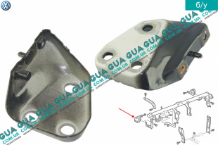 Кронштейн поперечины рулевой колонки левый   