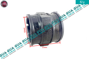 Патрубок воздушного фильтра от расходомера к турбине   