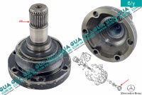 Вал с фланцем полуоси левый внутренний КПП 5-ти ступенчатой ( механической коробки переключения передач )