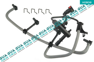 Трубка топливная обратки ( возвратка )  шланг форсунок топливной системы SIEMENS  Ford / ФОРД CONNECT 2002-2013 / КОННЕКТ 02-13 1.8DI (1753 куб.см)