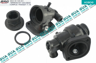 Корпус термостата / фланец охлаждающей жидкости ( пластм. без датчика )   