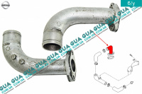 Патрубок интеркулера ( к турбине / метал ) Nissan / НИССАН ALMERA N16 / АЛЬМЭРА Н16 2.2 DCI ( 2184 куб.см.)