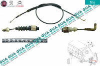Трос / кабель открытия замка боковой сдвижной двери 880мм Fiat / ФИАТ DUCATO 244 2002-2006 / ДУКАТО 244 2.8JTD (2800 куб.см.)