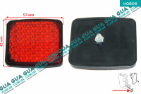 Отражатель заднего бампера ( катафот клыка ) 1 шт.