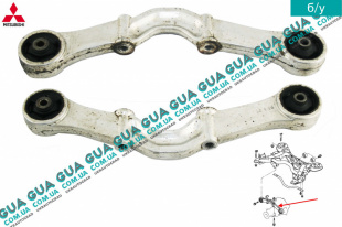 Кронштейн / опора / подушка крепленния заднего редуктора Mitsubishi / МИТСУБИСИ PAJERO III 2000-2006 / ПАДЖЕРО 3 00-06 3.2DI-D (3200 куб.см.)