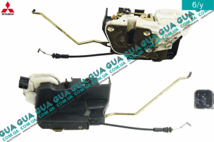 Замок передней левой двери электрический ( 5 пинов ) Mitsubishi / МИТСУБИСИ PAJERO III 2000-2006 / ПАДЖЕРО 3 00-06 2.5TD 4WD (2477 куб.см.)