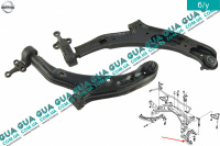 Рычаг независимой подвески ( передний нижний левый ) Nissan / НИССАН ALMERA N16 / АЛЬМЭРА Н16 2.2 DCI ( 2184 куб.см.)