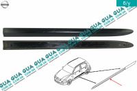Молдинг / декоративная накладка передней левой двери Nissan / НИССАН ALMERA N16 / АЛЬМЭРА Н16 2.2 DCI ( 2184 куб.см.)