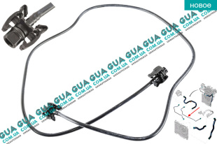 Патрубок / шланг системы охлаждения ( трубка расширительного  бачка ) Ford / ФОРД B-MAX / Б-МАКС 1.5TDCI (1499куб.см.)