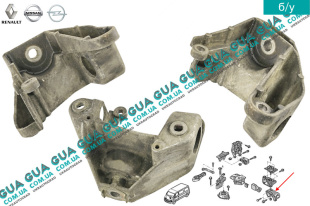 Кронштейн крепления опоры / подушки двигателя / КПП   