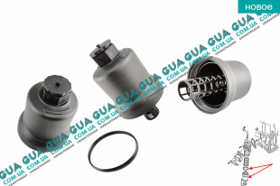 Крышка корпуса масляного фильтра   