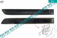 Молдинг / декоративная накладка задней правой двери Nissan / НИССАН ALMERA N16 / АЛЬМЭРА Н16 2.2 DCI ( 2184 куб.см.)