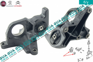 Кронштейн подвесного подшипника полуоси правой   