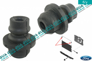 Подушка крепления основного радиатора ( верхняя )   