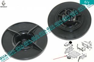  Гайка крепления запаски ( M10 )   