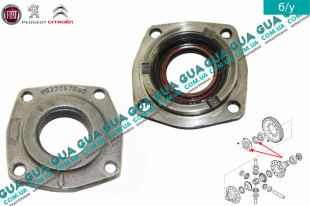 Крышка привода / сальника полуоси КПП   