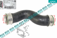 Патрубок интеркулера правый ( к радиатору ) 04-