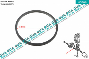 Прокладка масляного радиатора ( масляного охладителя / теплообменника / корпуса масляного фильтра )   