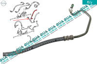Трубка низкого давления ( рулевой рейки гидравлической ) электрогидроусилителя рулевого управления ( насоса ГУР с ЭГУР )