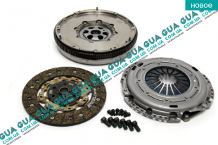 Маховик сцепления демпферный (с комплектом сцепления)   