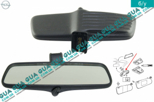 Зеркало заднего вида салона ( внутреннее )   
