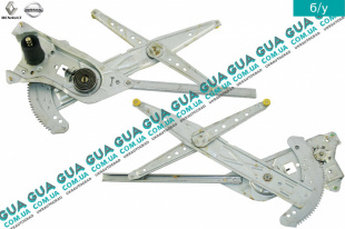 Стеклоподъемник механический правый 03-   