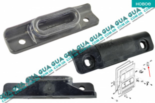 Направляющая втулка / упор боковой сдвижной двери / фиксатор ( верхняя ) 1шт.   