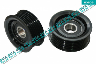 Паразитный / ведущий ролик ремня генератора ( 6 ручейков )   