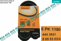 Ремень генератора ручейковый 6PK1180