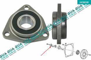 Подшипник шкива термомуфты ( муфты вентилятора )   