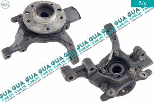 Поворотный кулак / цапфа правая с ступицей с ABS / АБС / 33 шлица   