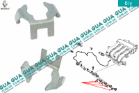 Фиксатор / зажим топливной форсунки ( защелка, крепёж, клипса, стопор ) 1 шт.