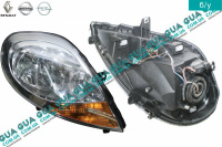 Фара передняя правая (  желтый поворотник 2006 -) Opel / ОПЕЛЬ VIVARO 2000- 2014/ ВИВАРО 00-14 1.9DI (1870 куб. см.)