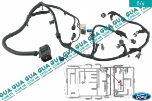 Электропроводка двигателя ( проводка моторная ) жгут проводов   