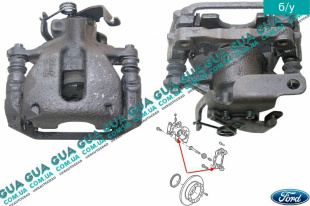 Суппорт задний правый   