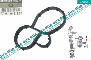 Прокладка корпуса масляного фильтра ( теплообменника )	   