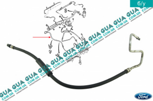Шланг / патрубок гидроусилителя ( трубка низкого давления  ГУРа )   