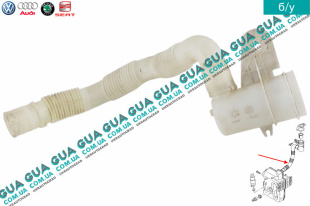 Горловина бачка стеклоомывателя ( стеклоочистителя лобового окна )   