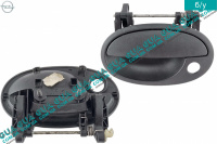 Ручка передней левой двери наружная ( под ключ ) Opel / ОПЕЛЬ CORSA C 2000-2009 / КОРСА С 00-09 1.7DTI V16 (1686 куб. см.)