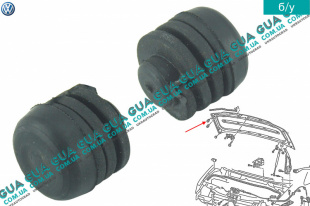 Демпфер / ограничитель капота / отбойник / подушка / упор 23,5X22 1 шт.   