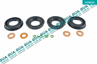 Ремкомплект шайб / уплотнительных елементов топливной форсунки ( сальник / кольцо / шайба )   