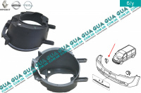 Крепление противотуманной фары правой с 2007 ( панель / рамка )