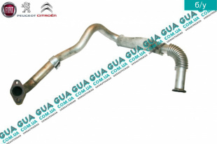 Трубка ЕГР / EGR ( Трубка картерных газов ) dw8   