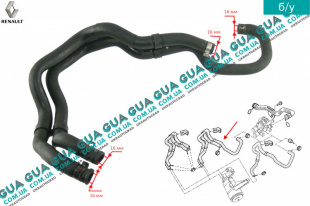 Патрубок / трубка системы охлаждения масла ( теплообменника )   