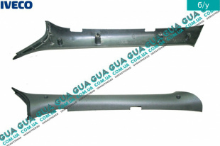 Внутренняя обшивка (молдинг ) правой передней стойки   